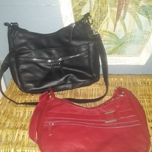 Set of 2 Vintage Vinyl Purses